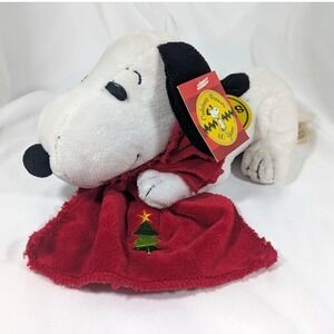 Dan Dee Snoopy Peanuts 60th Anniversary Plush Stuffed Dog Christmas Holiday 2009